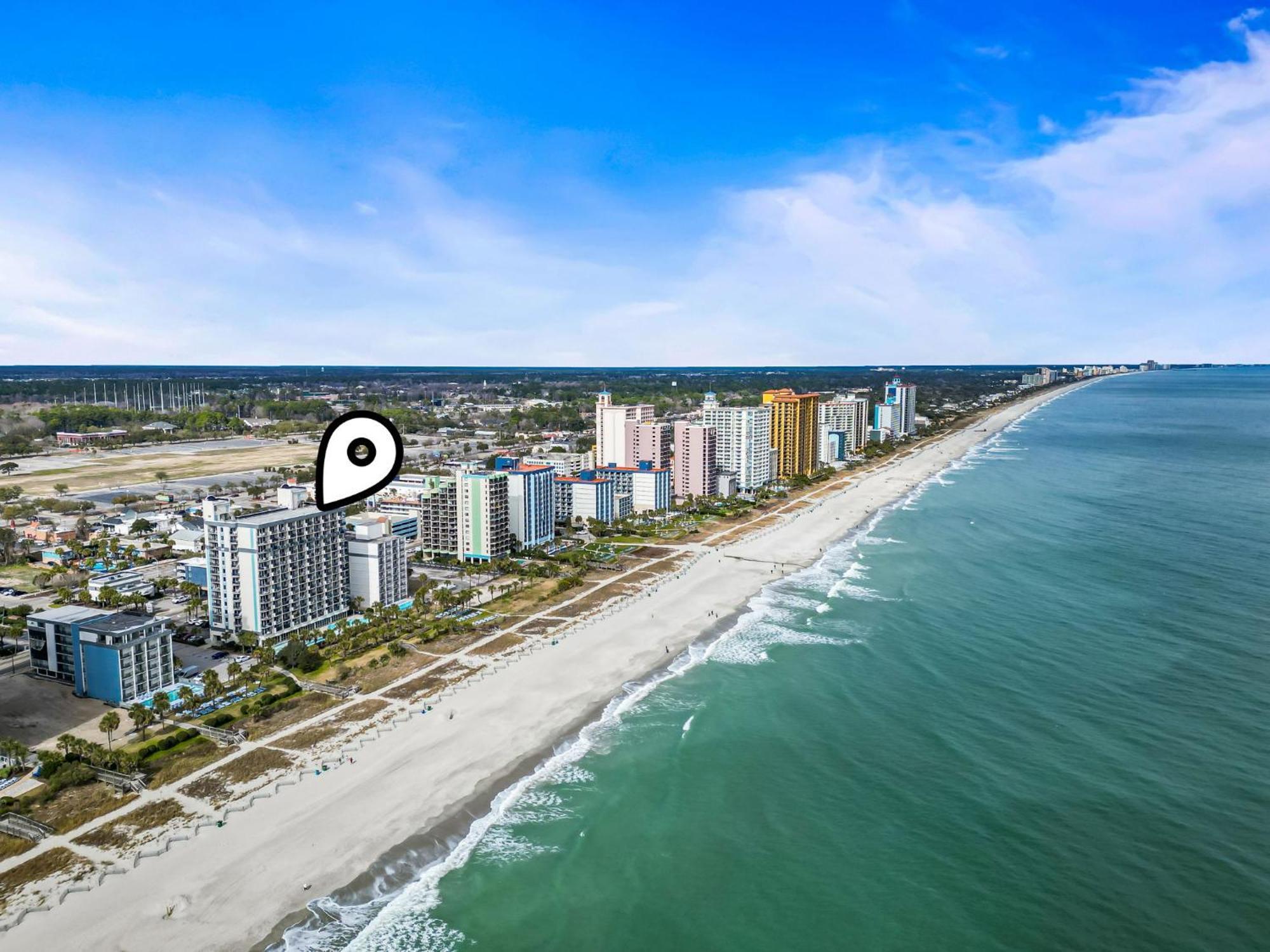 Recently Remodeled Double Queen Condo- Oceanfront Views! Boardwalk 135 Мертл-Біч Екстер'єр фото