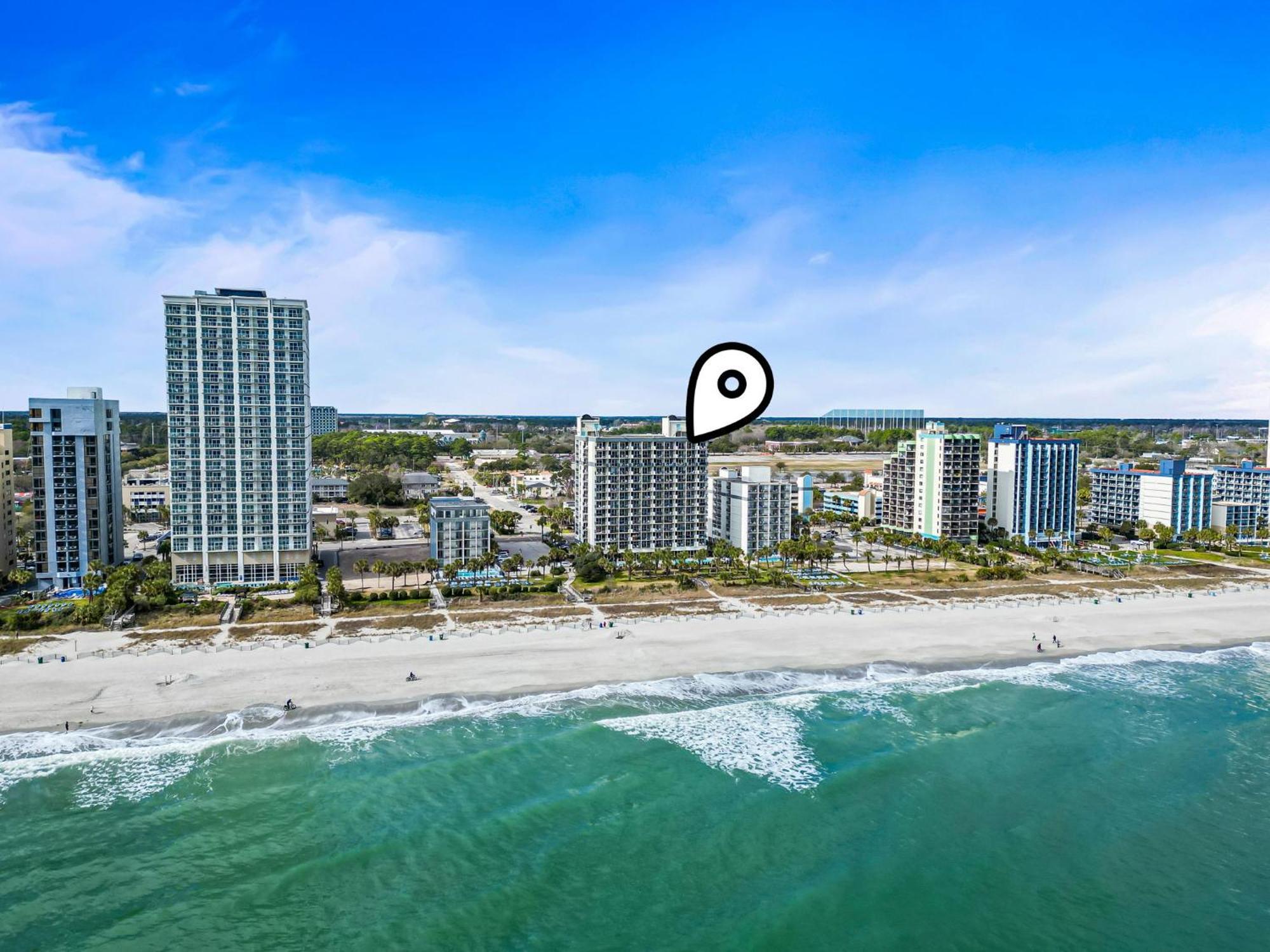 Recently Remodeled Double Queen Condo- Oceanfront Views! Boardwalk 135 Мертл-Біч Екстер'єр фото